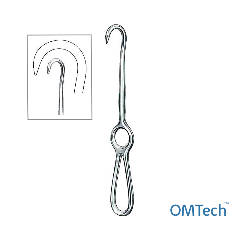 Ретрактор (ранорозширювач) за Volkman (Фолькман), 1 зубець, гострий, довжина 22,5 см INSIDEMED